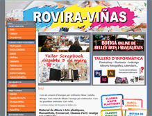 Tablet Screenshot of bellesartsroviravinas.com